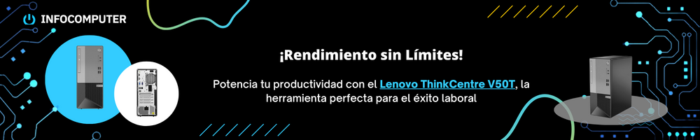 Haz más, Espera Menos: Lenovo ThinkCentre V50T, tu Compañero Ideal